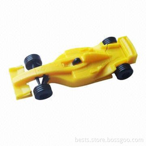 Racing Car-shaped USB Flash Drive, 1 to 32GB, with PVC Housing